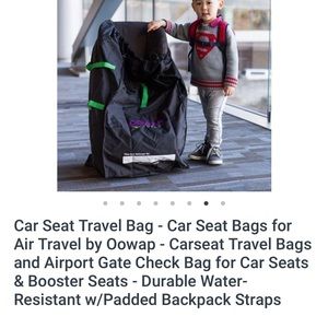 Oowap car seat travel bag. Brand New